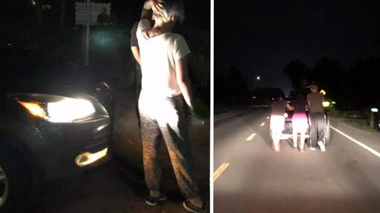 Woman Traveling Alone Is Distressed When Car Breaks Down Late At Night - Then, 3 Teens Stop Next To Her