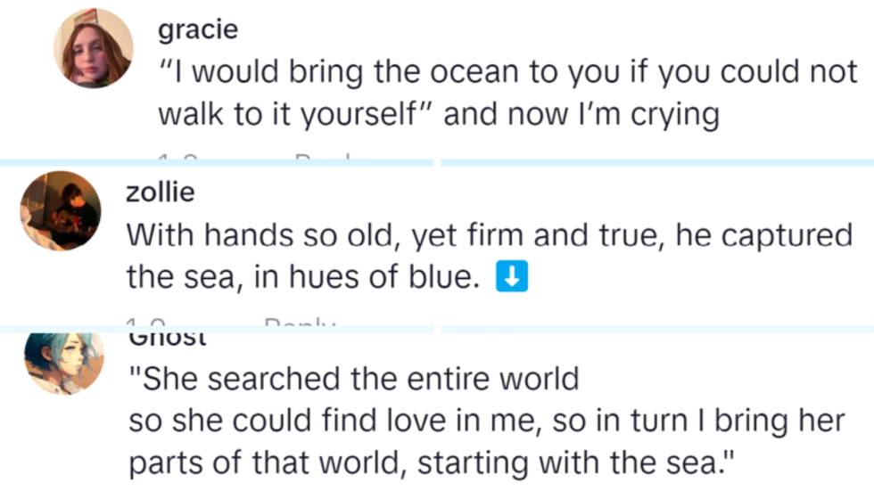 TikTok comments @hahahanmay