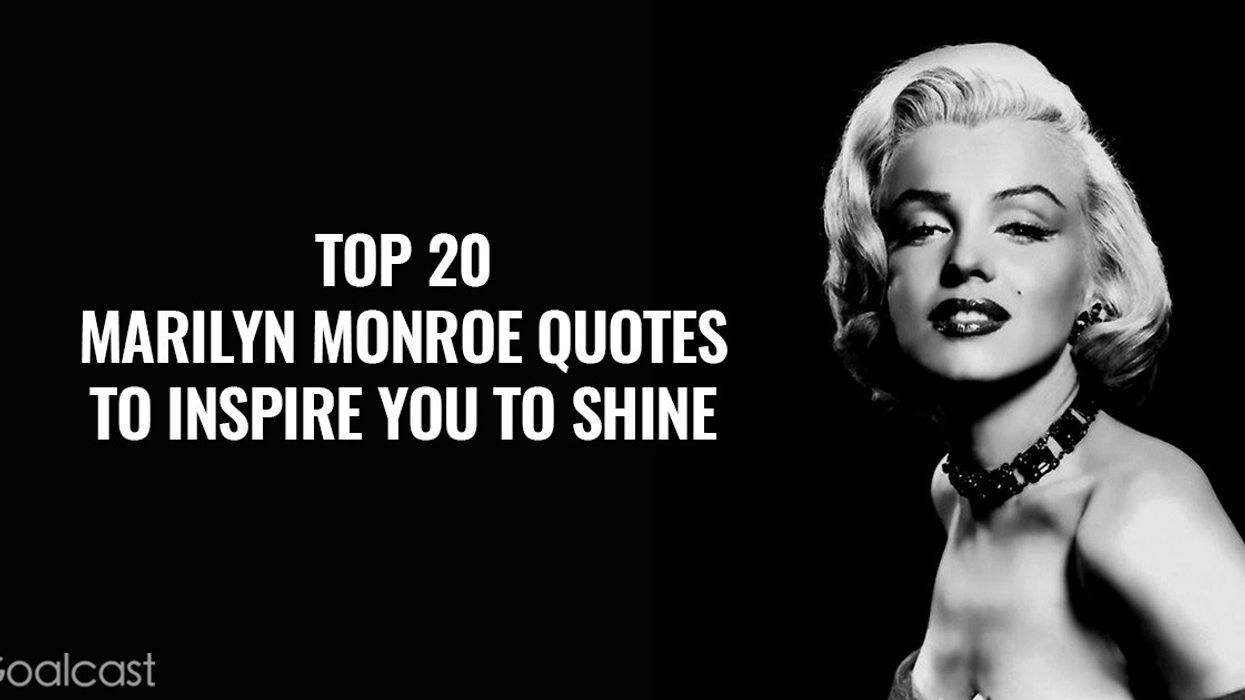 Top 20 Marilyn Monroe Quotes to Inspire You to Shine