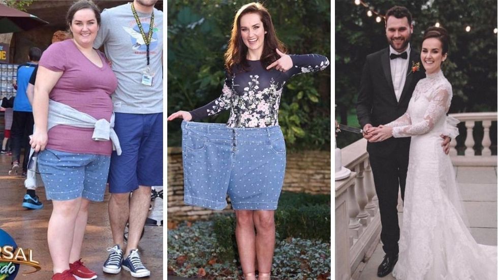 Woman Who Didn't Want To Be a "Fat Bride" Loses 135 Lbs - Shares Her 10 Tips