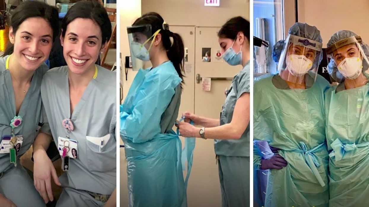 Identical Twin Sisters Ended Up Working As Nurses In The Same COVID Unit