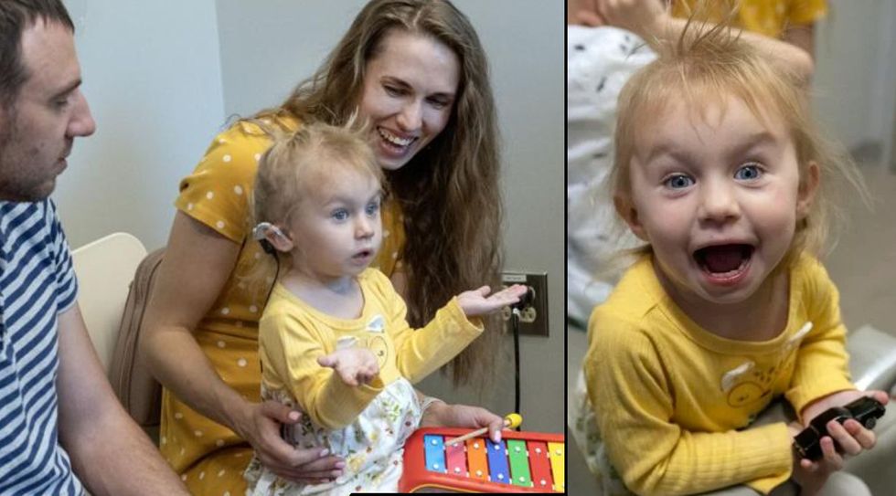 Two-Year-Old Ukrainian Refugee Receives "Gift of Sound" From Miraculous Surgery in the United States