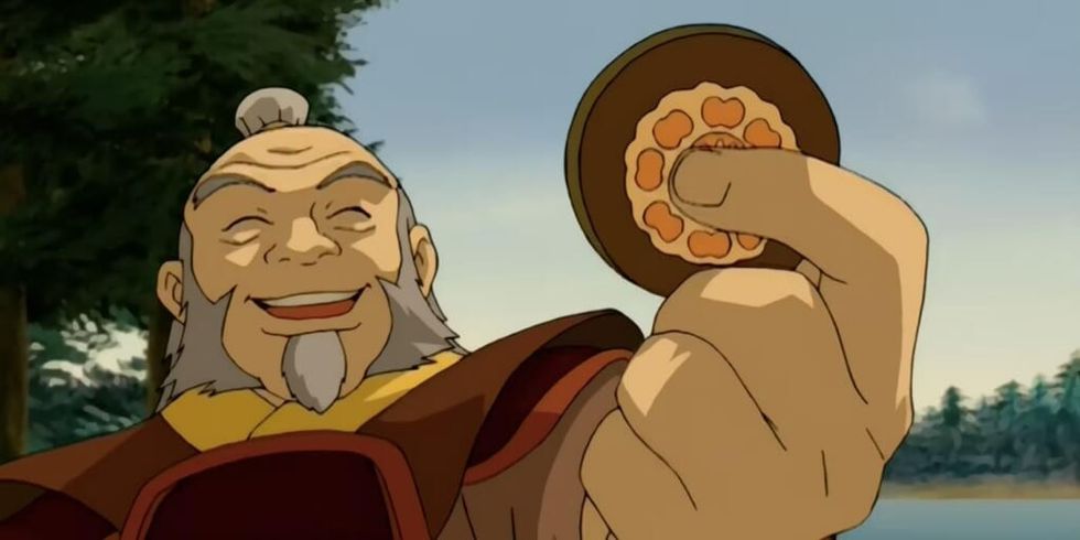Uncle Iroh smiling
