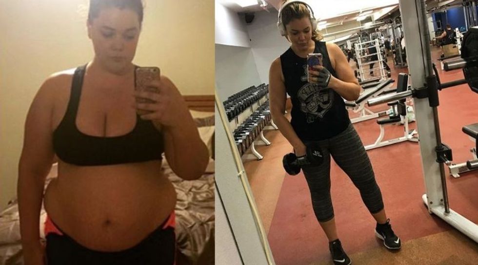 Woman Lost 124 Pounds and Chased Her Grief Away One Selfie at a Time