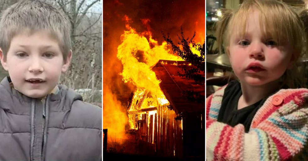 7-Year-Old Jumps Through Window Of Burning Home To Save Foster Sister's Life