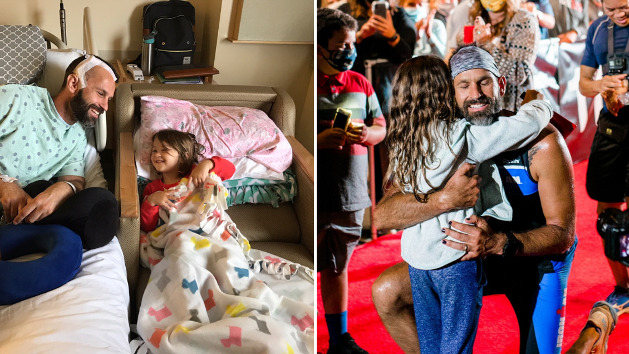 Dad With Terminal Cancer Completes Ironman Race To Inspire 5-Year-Old Daughter