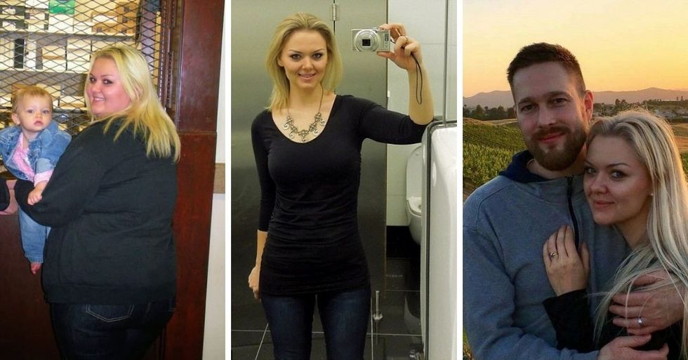 After Leaving Her Abusive Ex, She Lost 134 Pounds And Met Her Future Husband