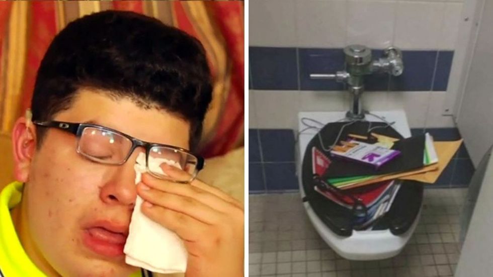 Bullies Threw Deaf Student's Bag In The Toilet - He Hits Back With The Best Response