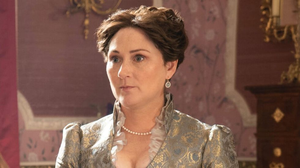 Violet Bridgerton looking angry