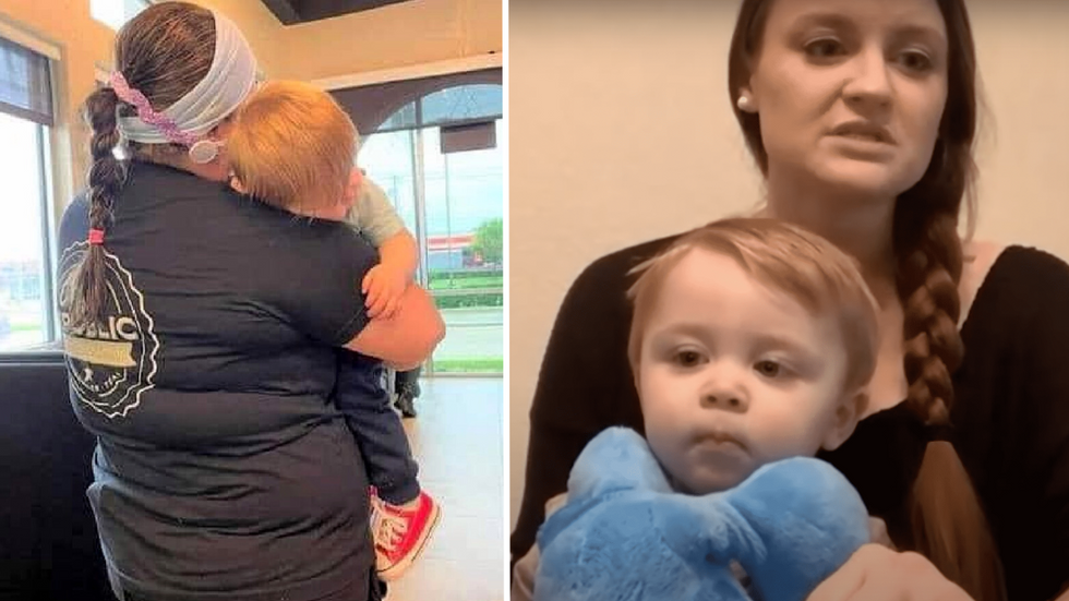 Mom Struggling With Fussy Son at Restaurant Decides to Just Leave - Then, a Waitress Takes the Baby to Do This