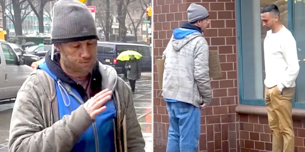 Hidden Cameras Catch a Homeless Man Finding $2,000 in the Street - No One Could Predict What the Footage Reveals Next