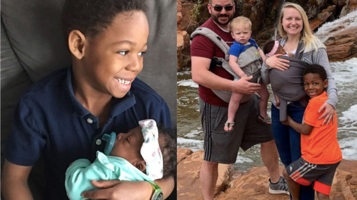 This Couple Adopted a Baby Boy 5 Years Ago -- Now They're Saving His Newborn Sister