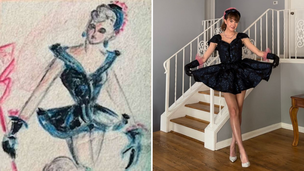 Woman Drops Out of Fashion School to Support Her Family - 80 Years Later, Her Granddaughter Brings Her Sketches to Life