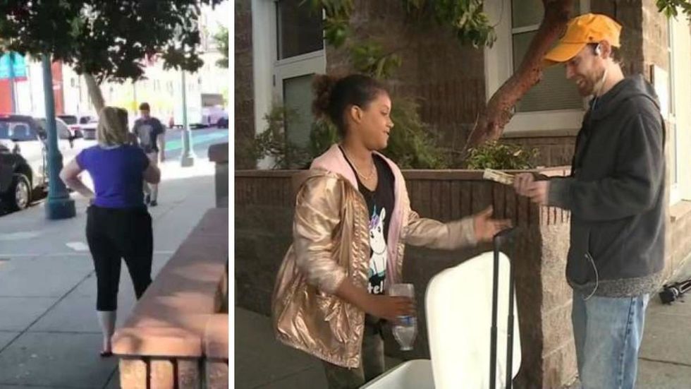 Woman Calls Police On Girl Selling Water In The Street - Instantly Regrets It