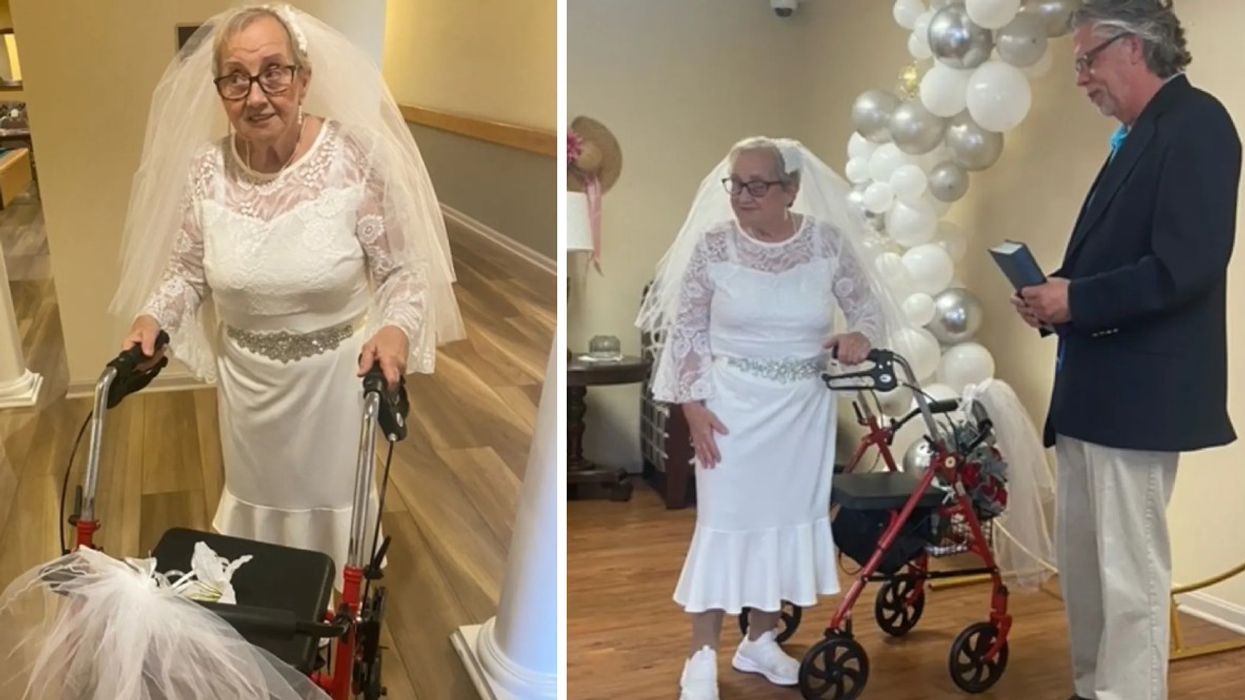 Time to Do the "Crazy Things": 77-Year-Old Throws a Big Wedding and Marries Herself