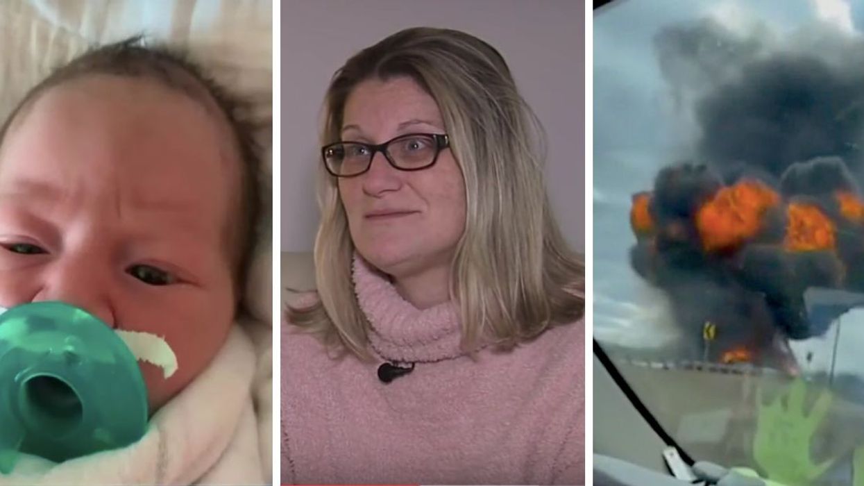 Woman Delivers Her Own Baby And Saves Truck Driver From a Deadly Explosion