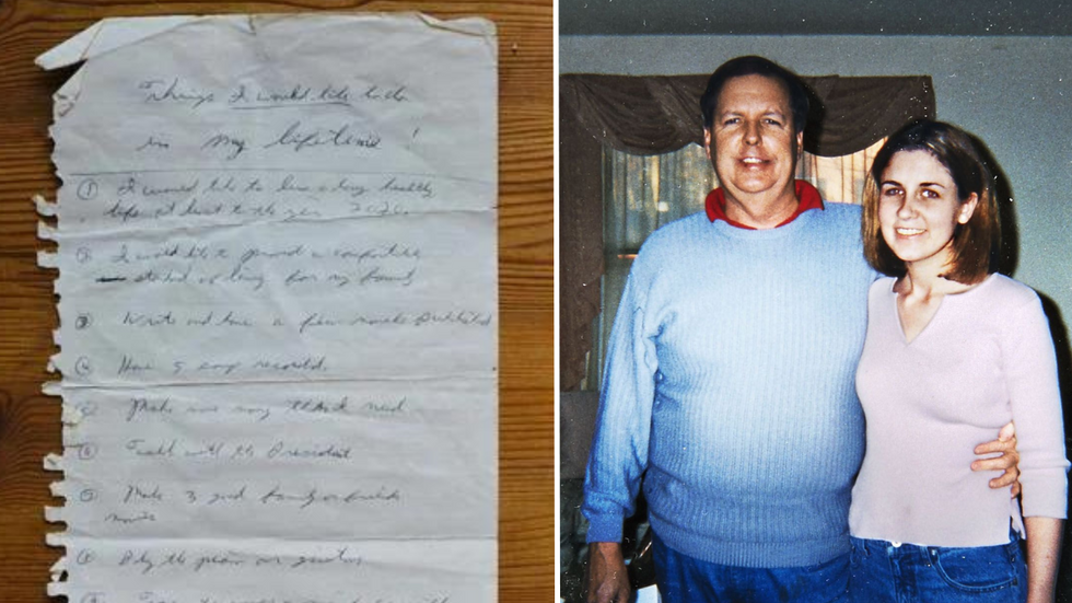 Womans Dad Passed Away in an Accident - 13 Years Later, She Discovers a Surprising List Written by Him at Her House