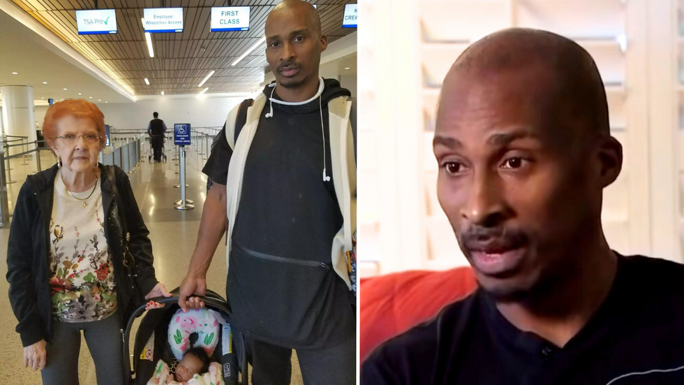 Airline Refuses to Let Man Board Flight With His Newborn - Then an Elderly Woman Takes Them Both Away