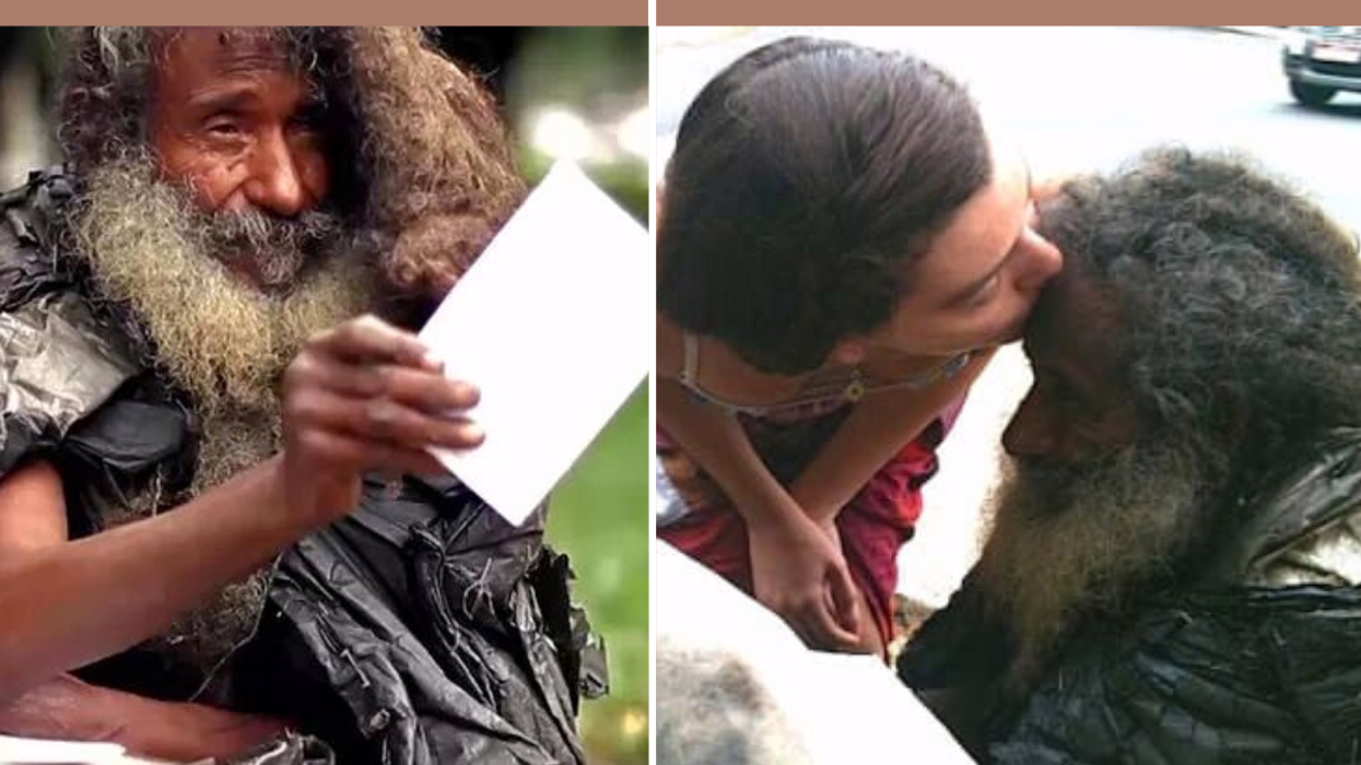 Stranger Walks By Homeless Poet - Her Kindness Leads to an Unexpected Reunion