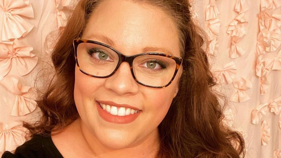 woman wearing glasses