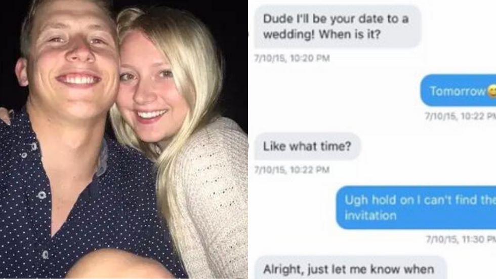 Woman Asks Twitter To Find Her A Date For A Wedding - 2 Years Later, The Man Who Replied Does This