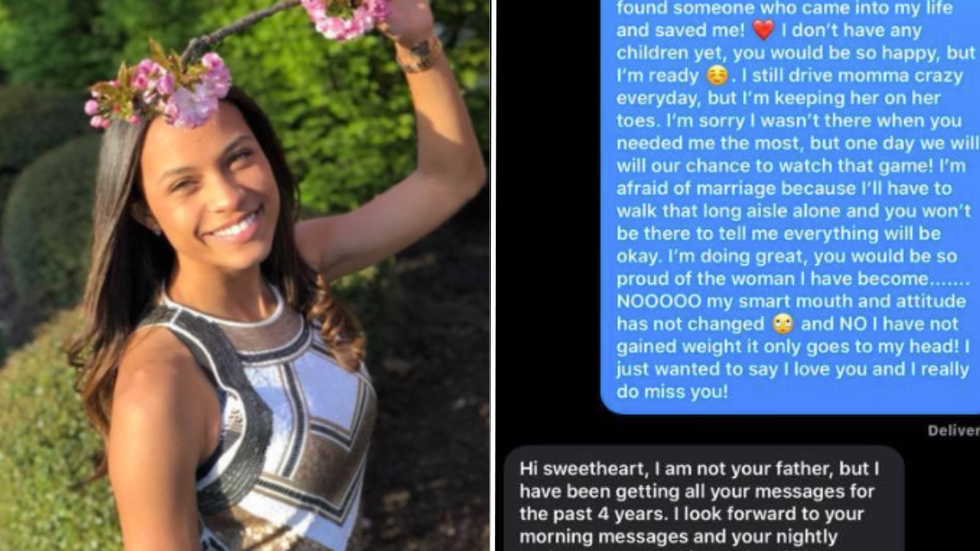 Woman Texted Her Daddy Every Day After His Death - 4 Years Later She Receives a Shocking Response