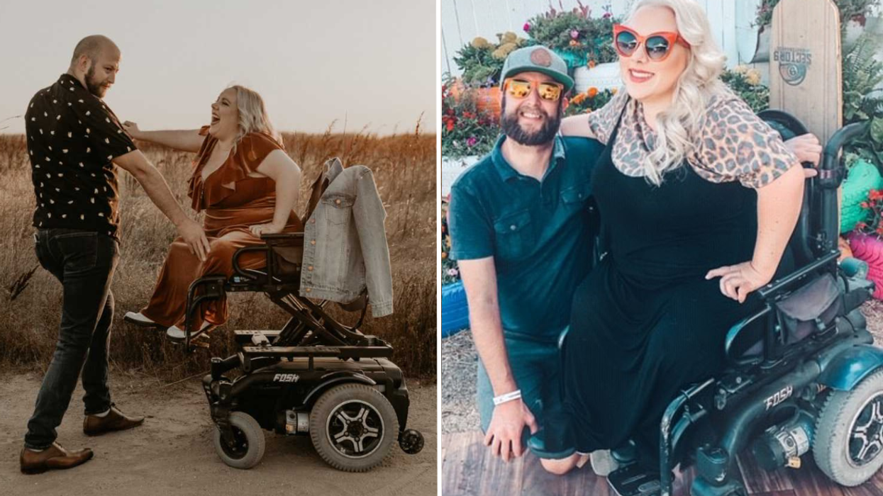 Rude Men Told Woman Who Uses a Wheelchair She Wasnt Worth Loving - Then This Man Got Down on One Knee