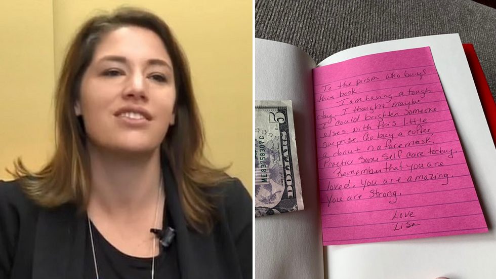 Woman Buys Book at Target - Finds a Life-Changing Letter That Sparks an Idea