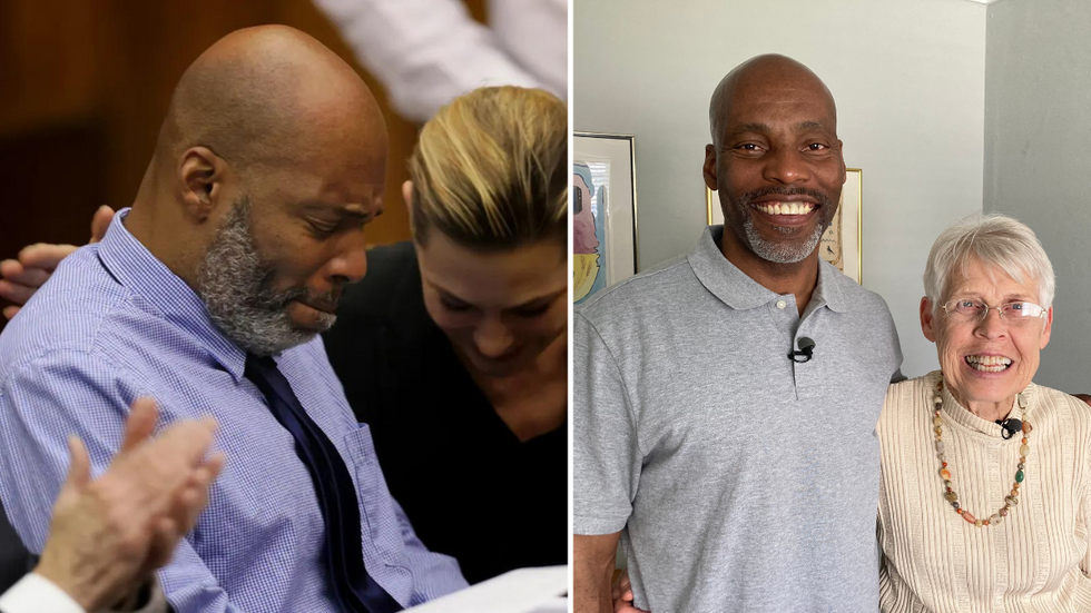 Man Is Wrongfully Convicted for 30 Years - His First Stop After Getting Out Is Meeting a Woman He Has Never Seen Before