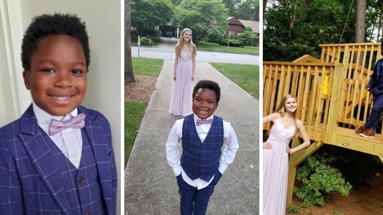 7-Year-Old Boy Surprises His Babysitter With A Mini-Prom After Hers Was Cancelled