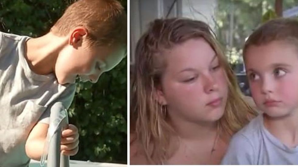 Boy, 7, Saves 20-Year-Old Sister From Drowning With An Instinctive Yet Critical Move