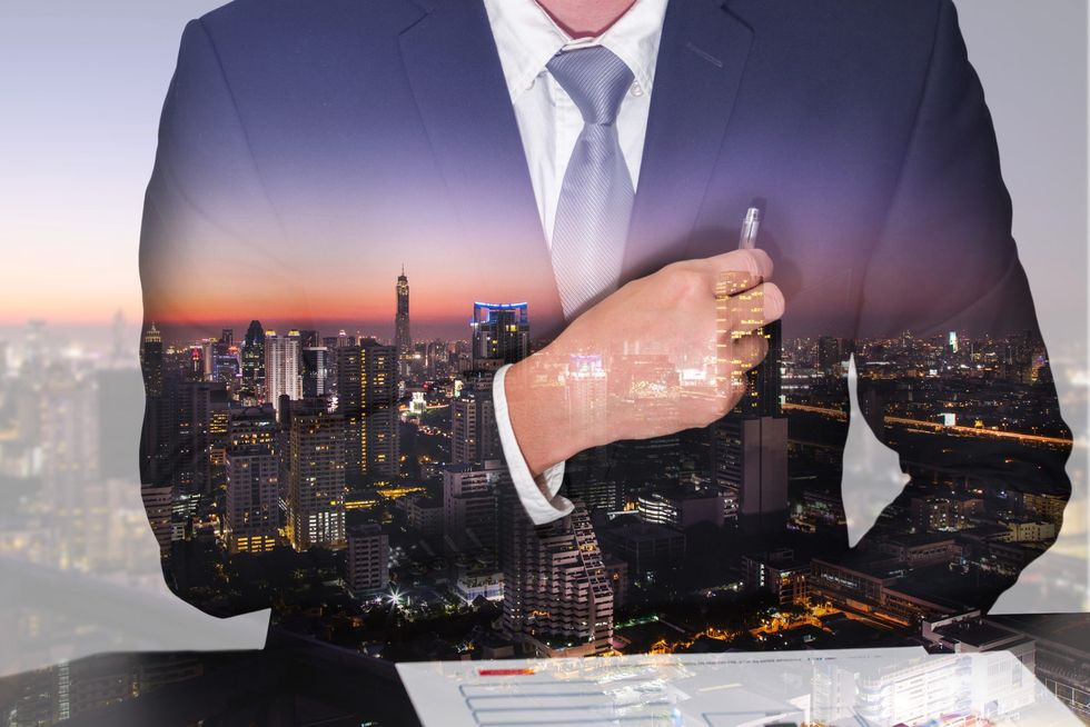 young entrepreneur making decisions