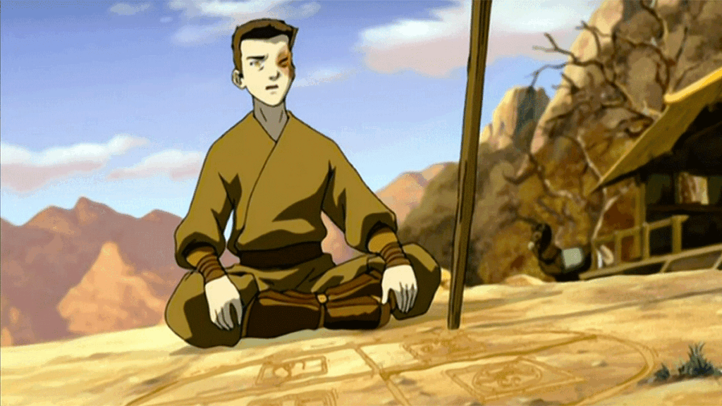 Zuko in the Avatar: The Last Airbender episode 