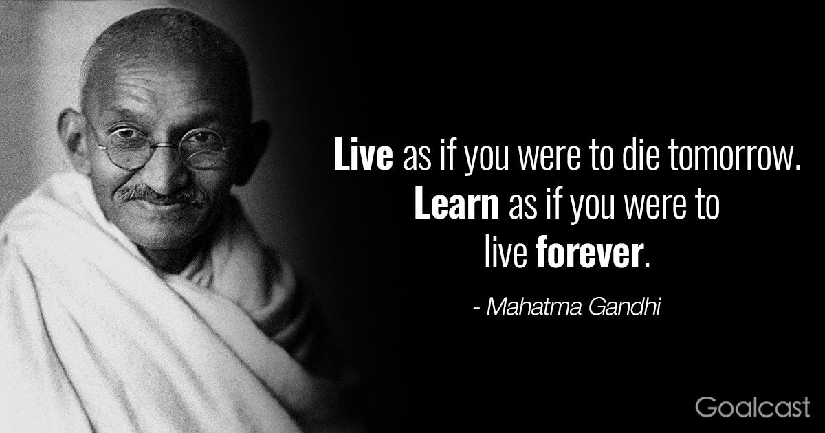 inspiring Gandhi quotes - Live learn
