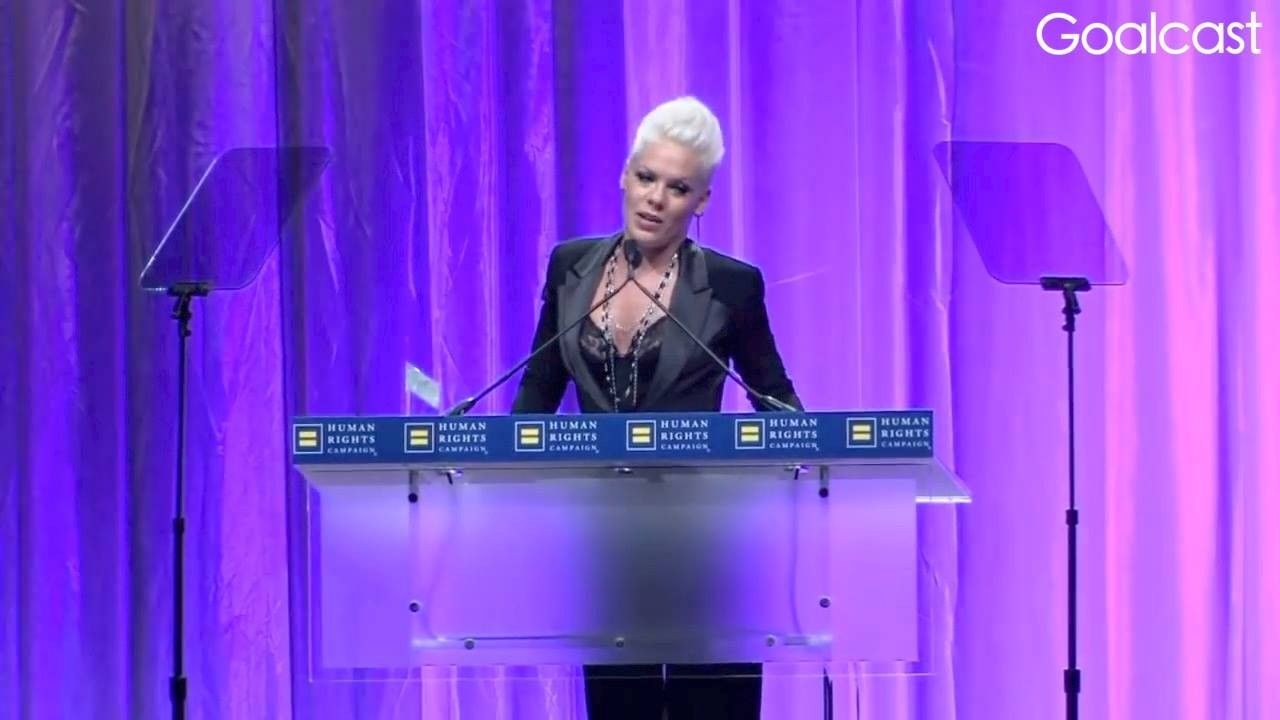 Pink on sexuality: It's all about love