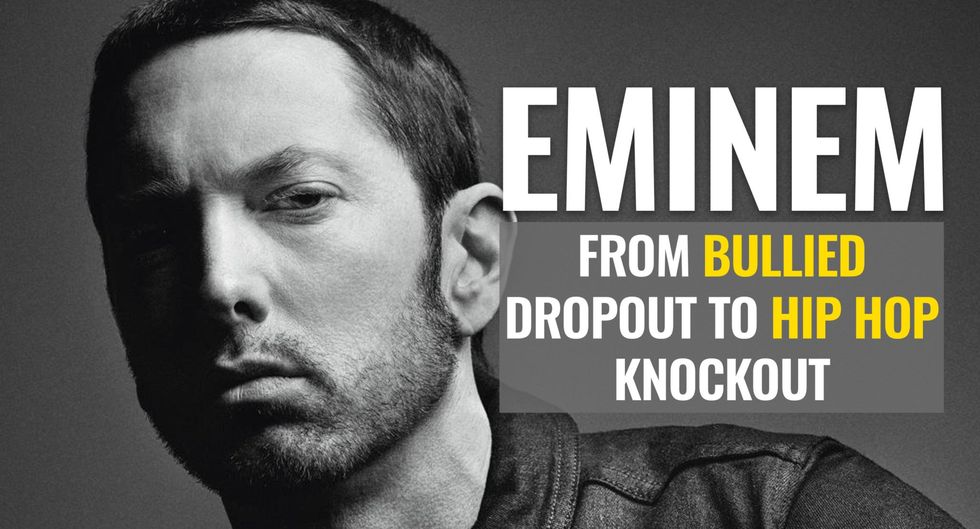 Video Eminem S Life Story From Bullied Dropout To Hip Hop Knockout