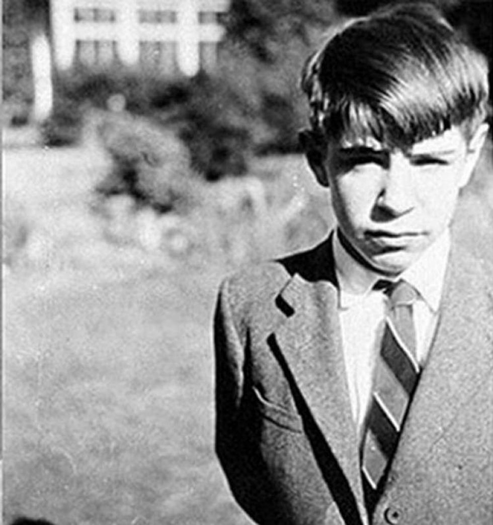 A young Stephen Hawking