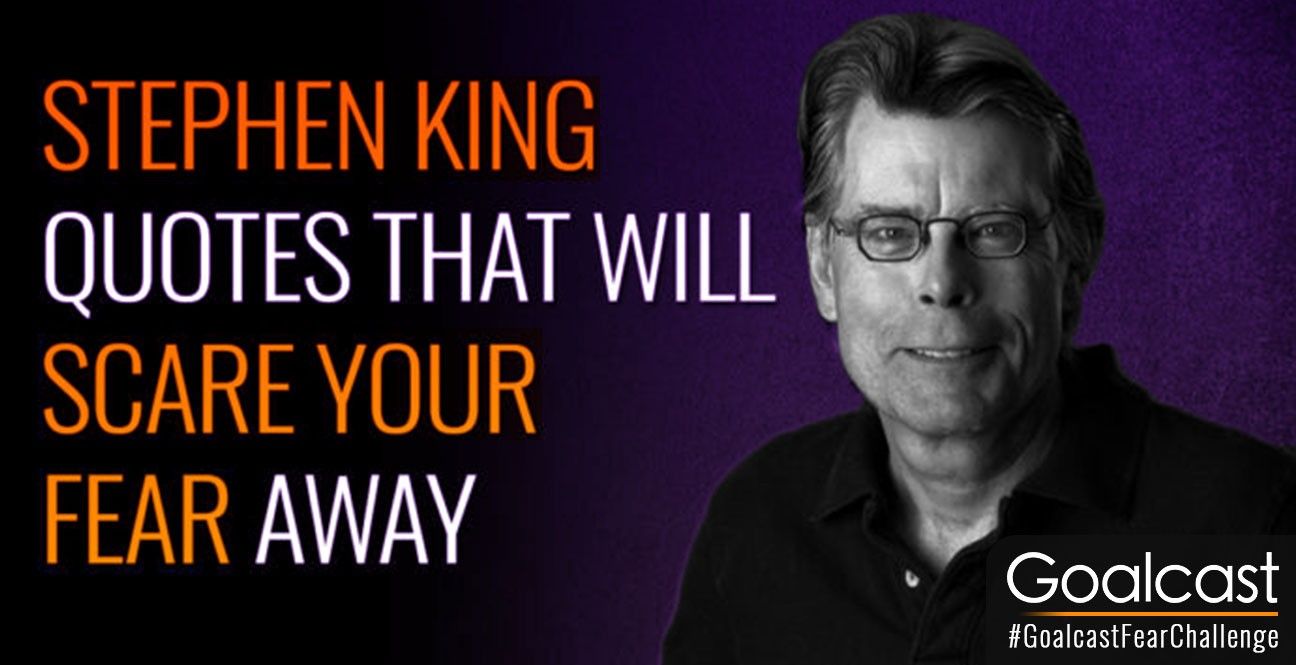 Stephen King quote: Alone. Yes, that's the key word, the most