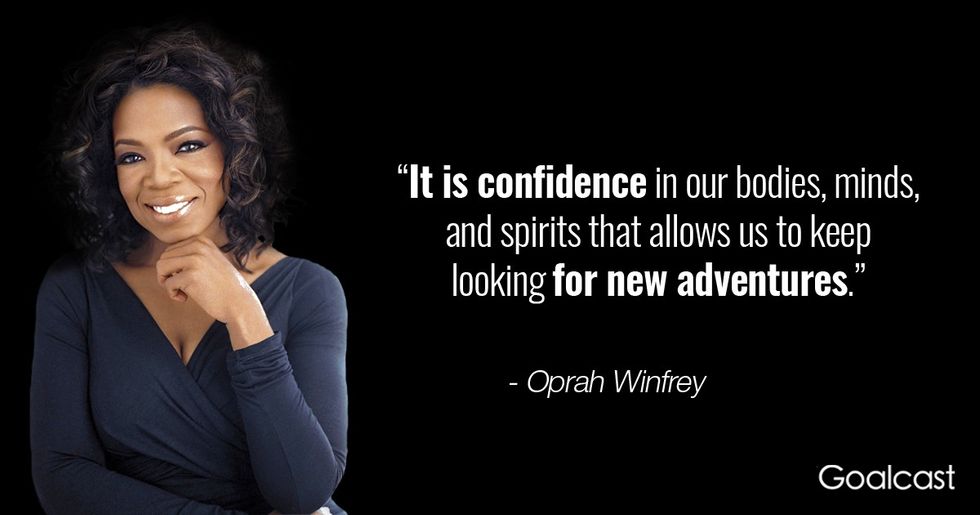 Oprah Quote on Self-Confidence | Goalcast