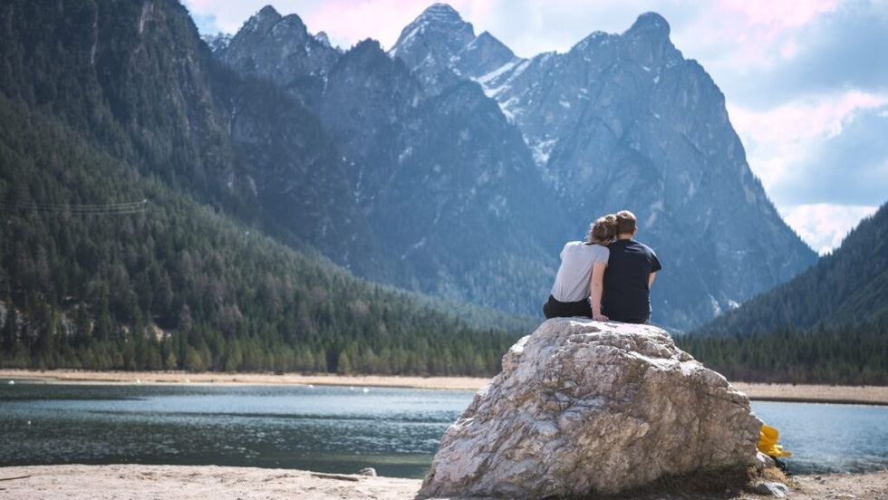 Couple-together-among-mountains