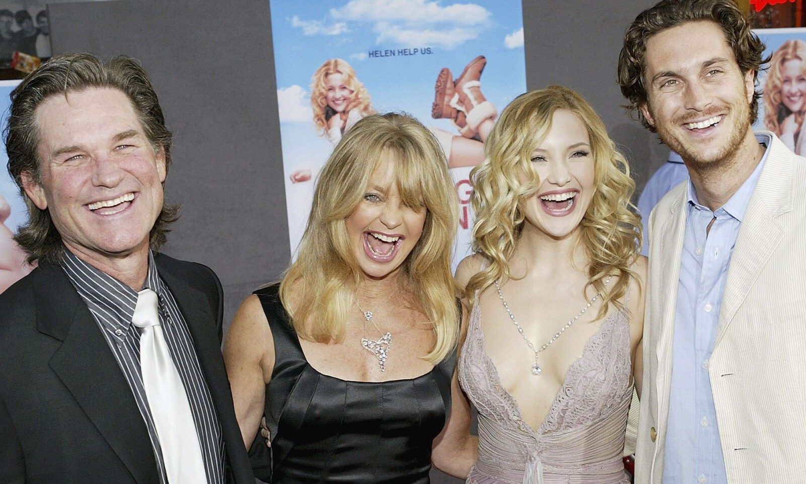 Kurt Russell Goldie Hawn and Oliver and Kate Hudson
