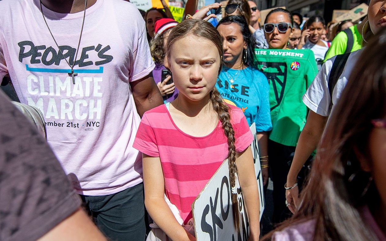 Greta Thunberg Leads Youth Climate Strike
