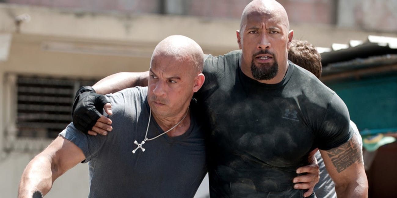 Vin Diesel and The Rock