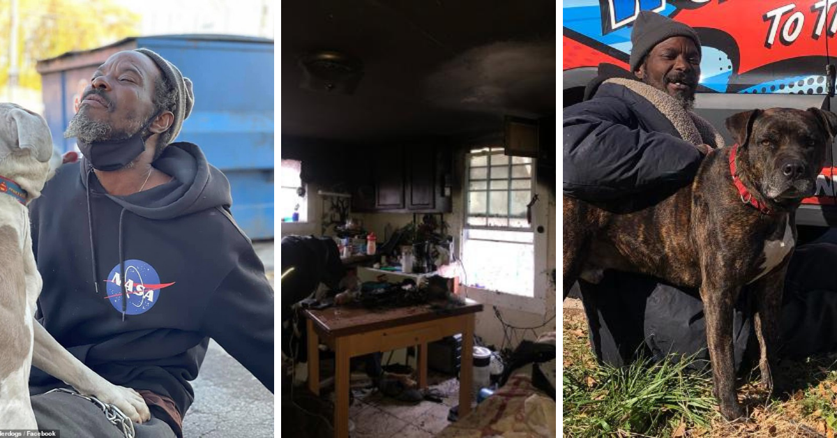 Homeless Man Risks His Life To Rescue Shelter Animals From Devastating Fire