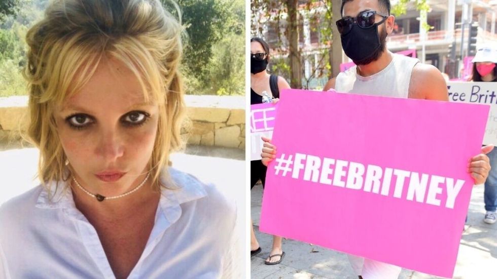 Britney Spears และป้าย Britney ฟรี
