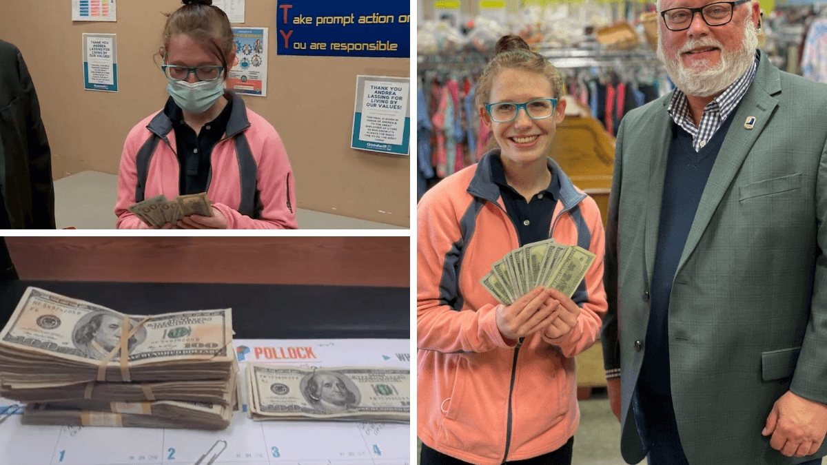 Honest Goodwill Employee Finds 42,000 In Donated Clothing And Returns