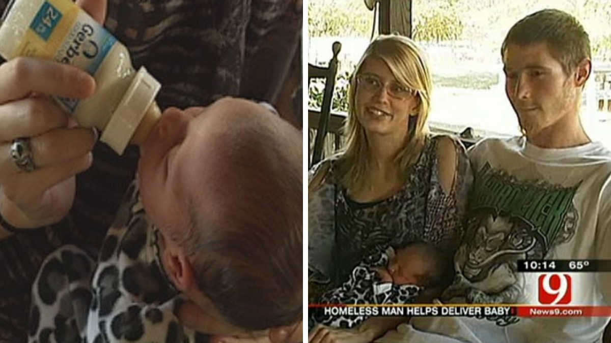 Woman Unexpectedly Gives Birth At Truck Stop, Homeless Man Intervenes And Saves Baby’s Life