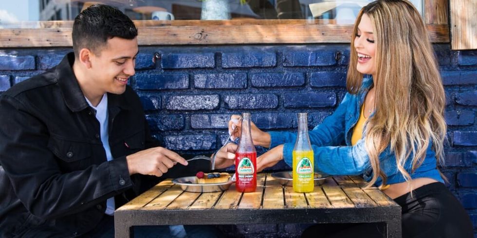 Couple having dessert together by Jarritos Mexican Soda on Unsplash