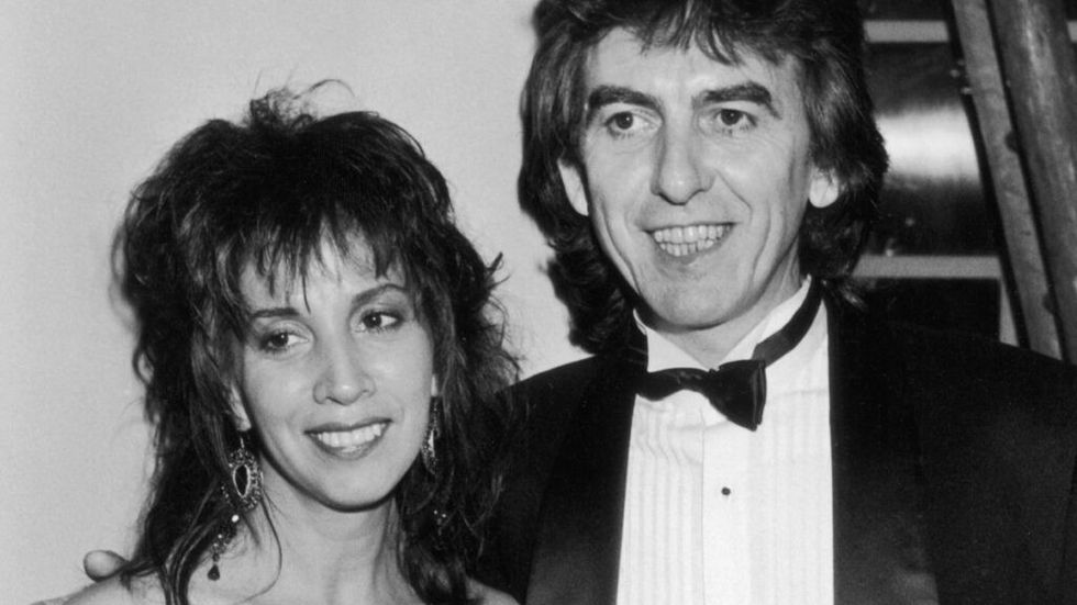 George Harrison and his wife