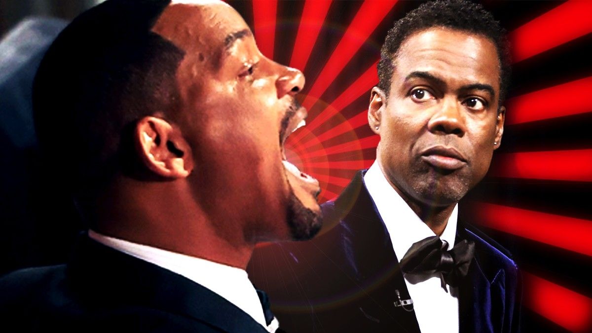 Will Smith shouts at Chris Rock with red hot anger